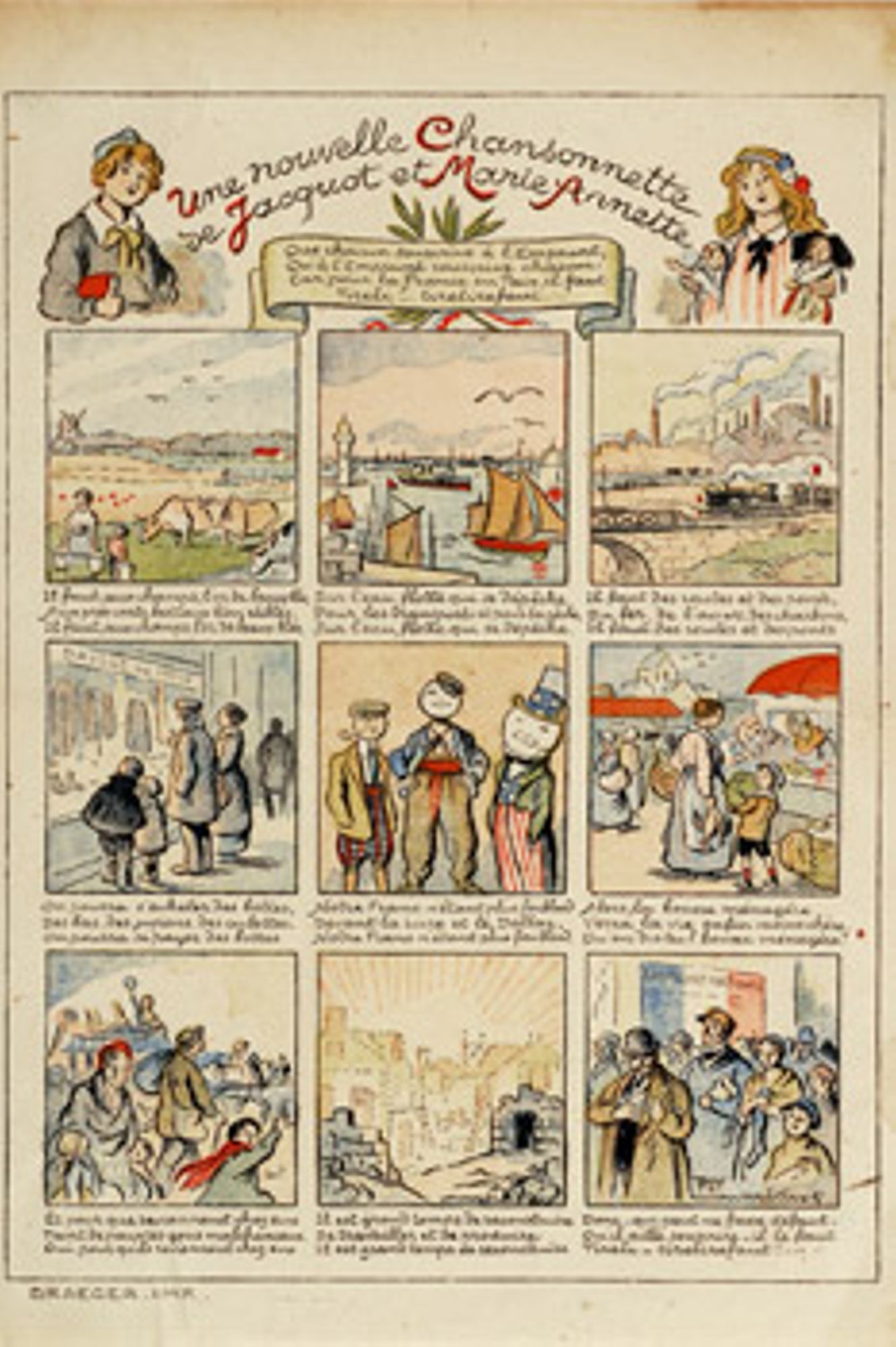 Une nouvelle chansonnette de Jacquot et Marie Annette, de Lucien Métivet.