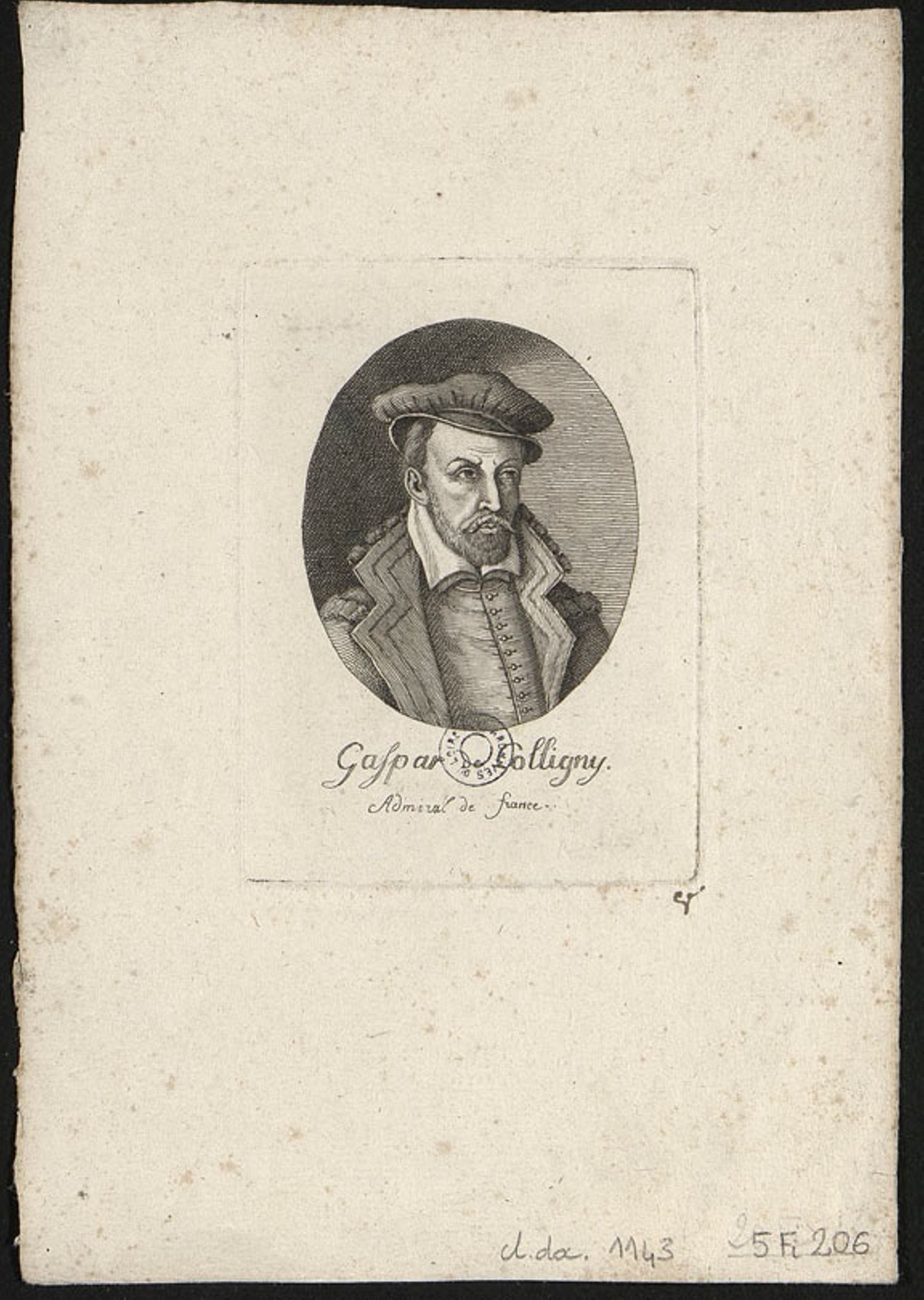 Gaspar de Colligny, admiral de France