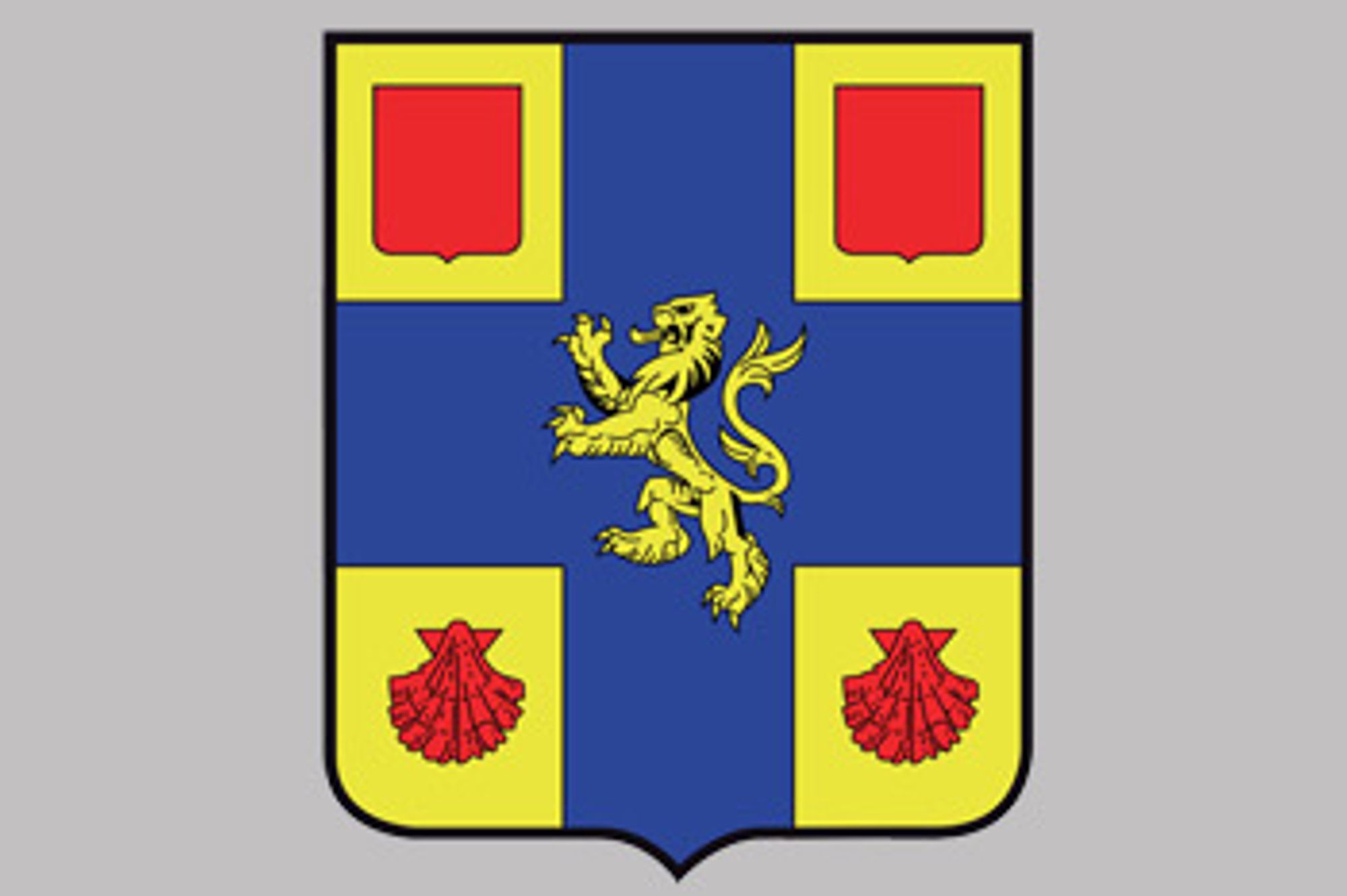 Blason de la commune de Beauchamp-sur-Huillard adopté le 24 mai 2011.