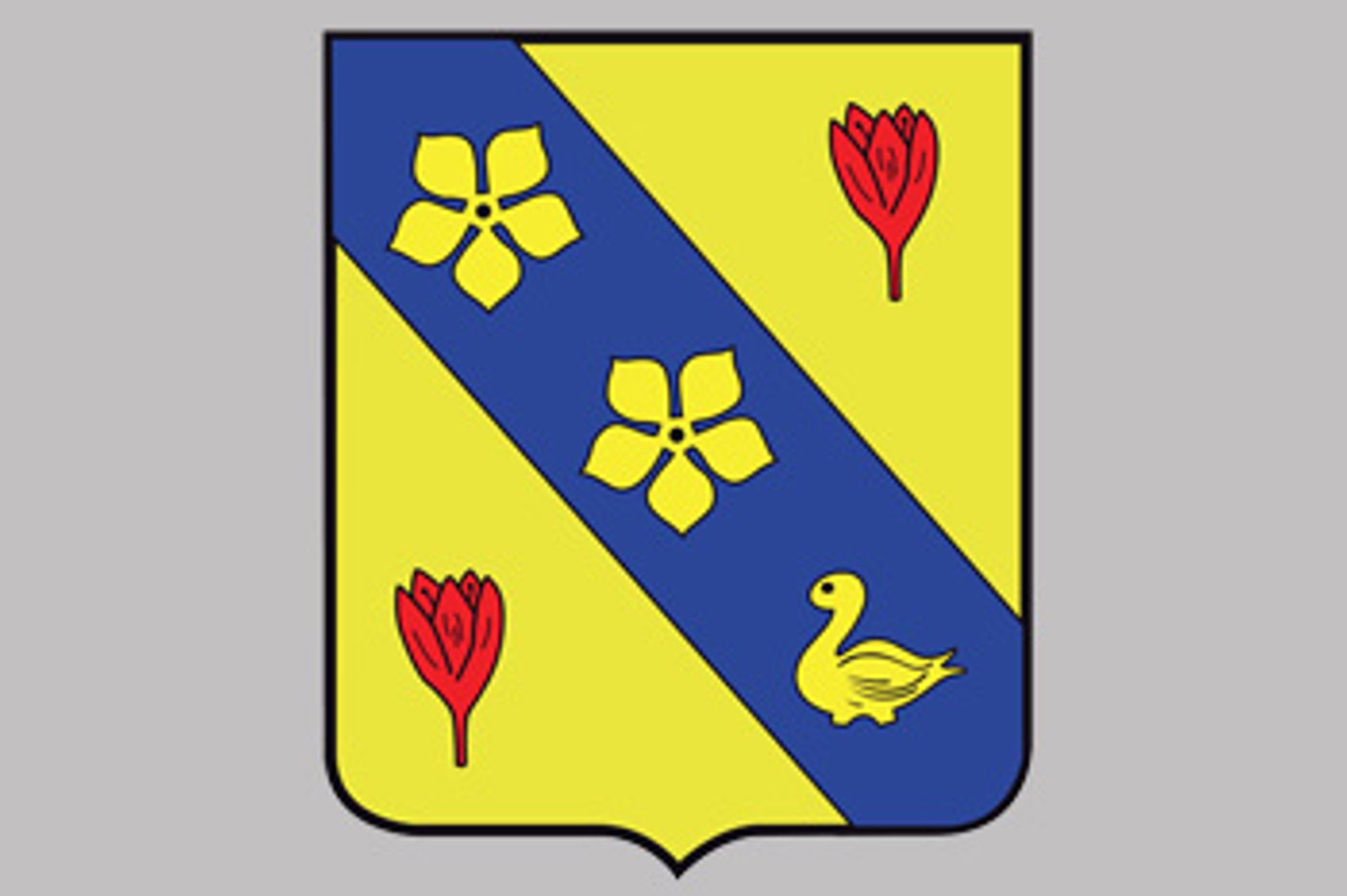 Blason de la commune de Boynes adopté le 18 mai 2010.