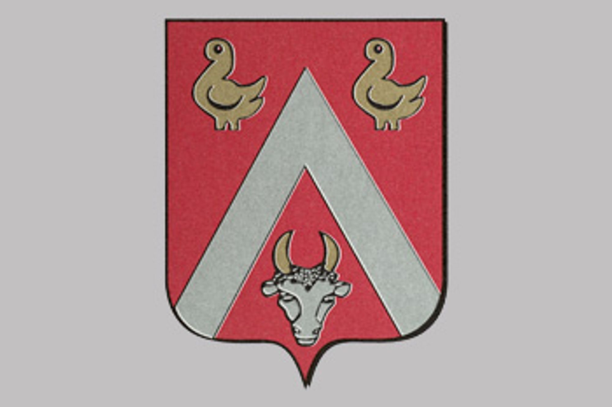 Blason de la commune de Montcorbon adopté le 5 mars 2001.