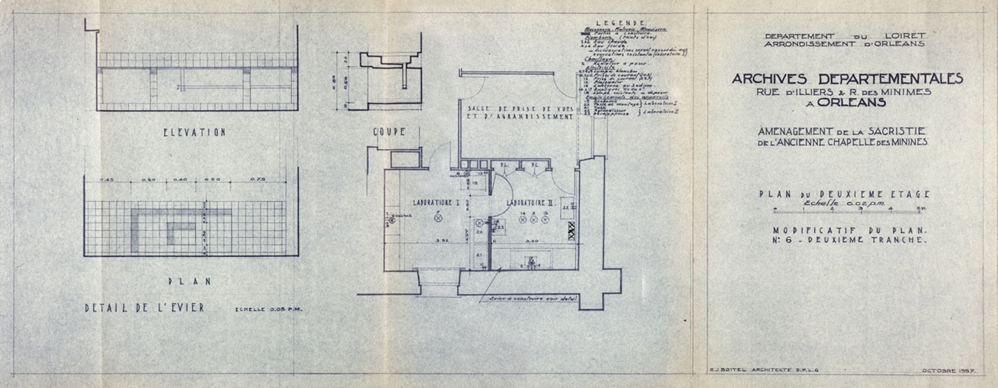 1952 - Laboratoire photographique