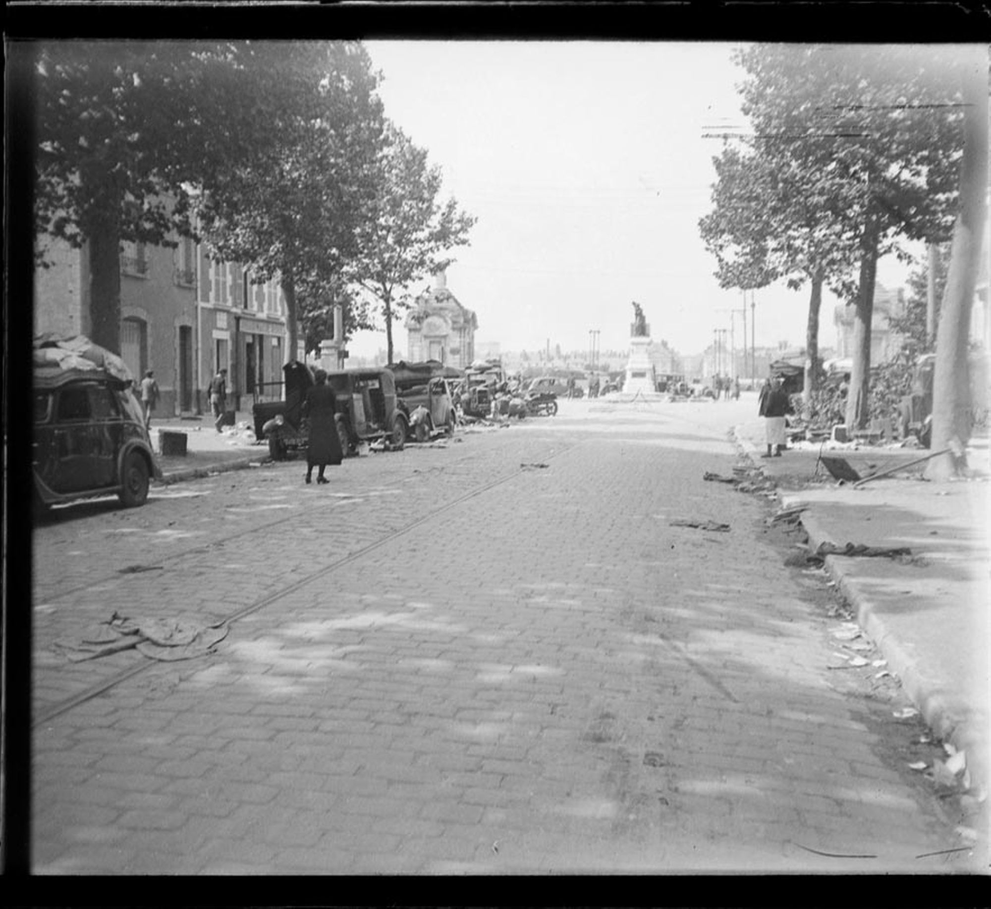 Avenue Dauphine, Orléans, 1940