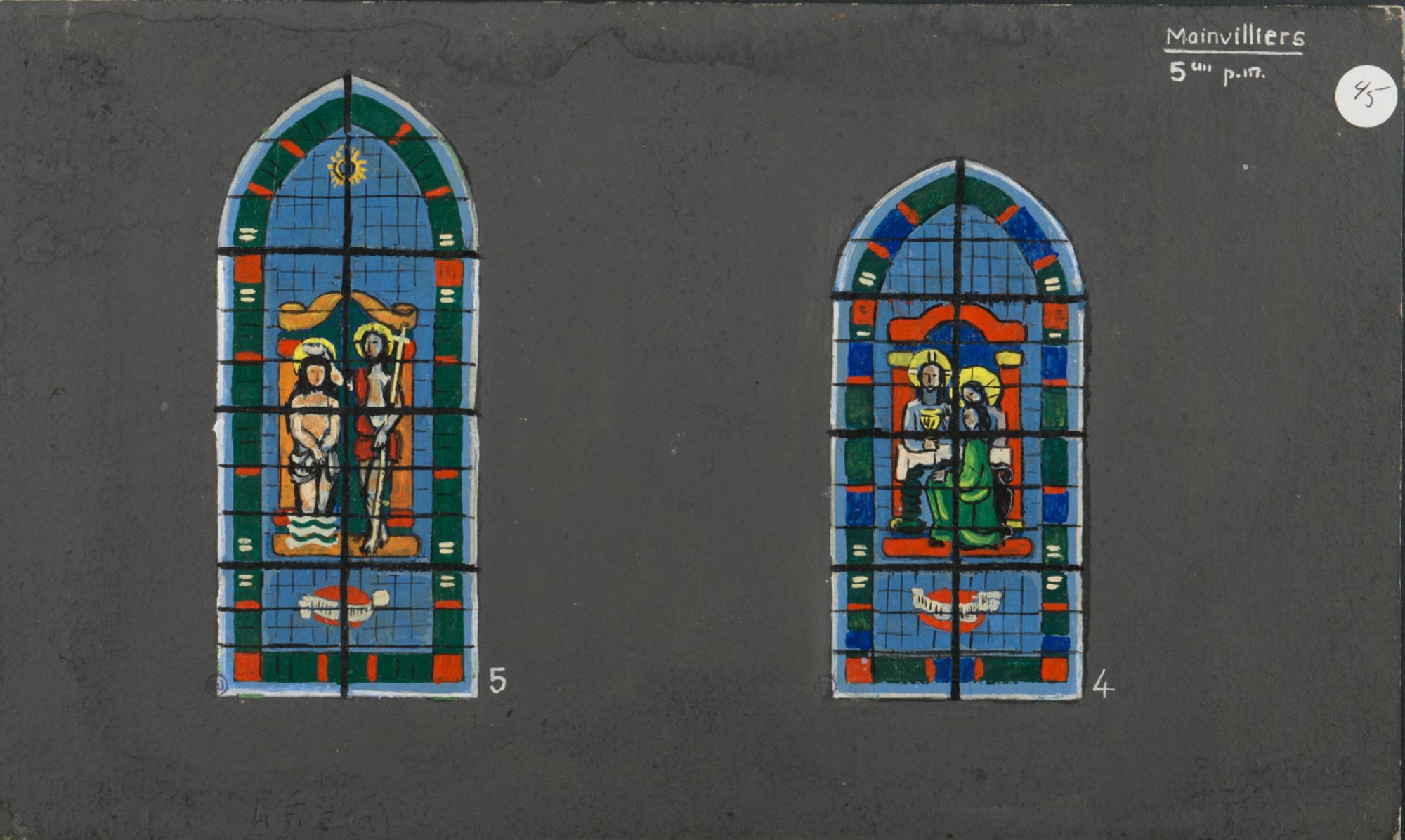 Patrimoine en détour : enquête sur deux maquettes de vitraux