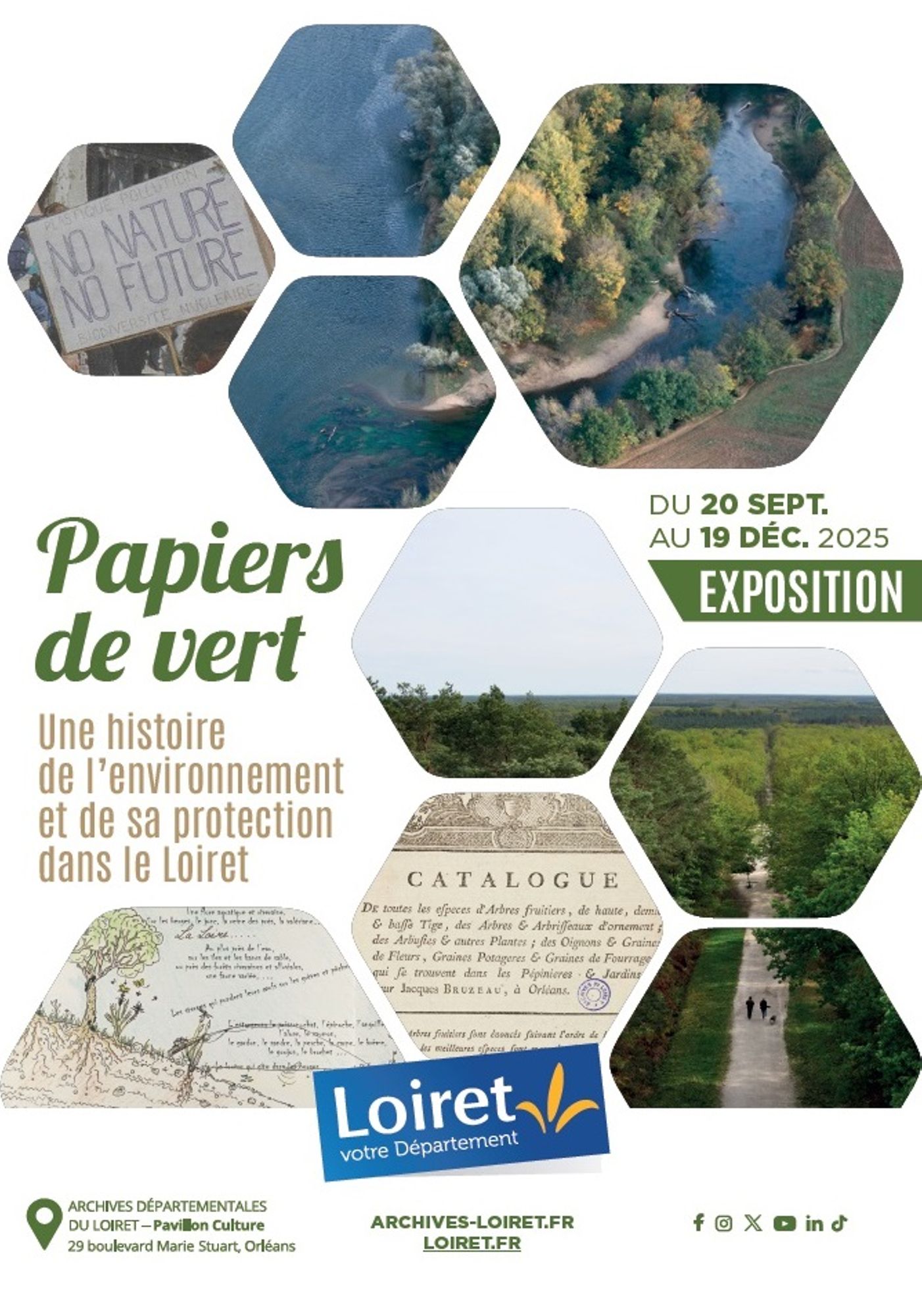 Exposition : "Papiers de vert, une histoire de l'environnement dans le Loiret"
