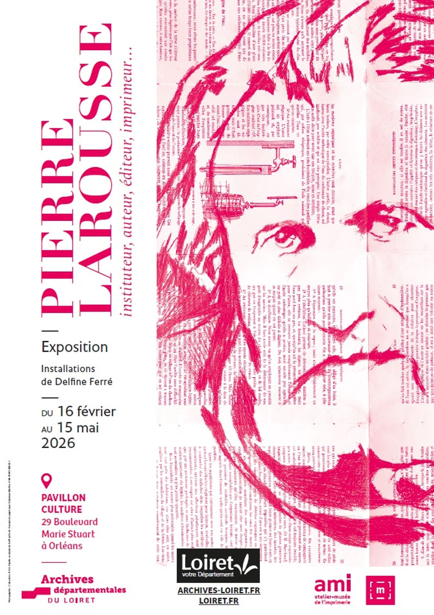 Exposition : "Pierre Larousse, instituteur, auteur, éditeur, imprimeur…"