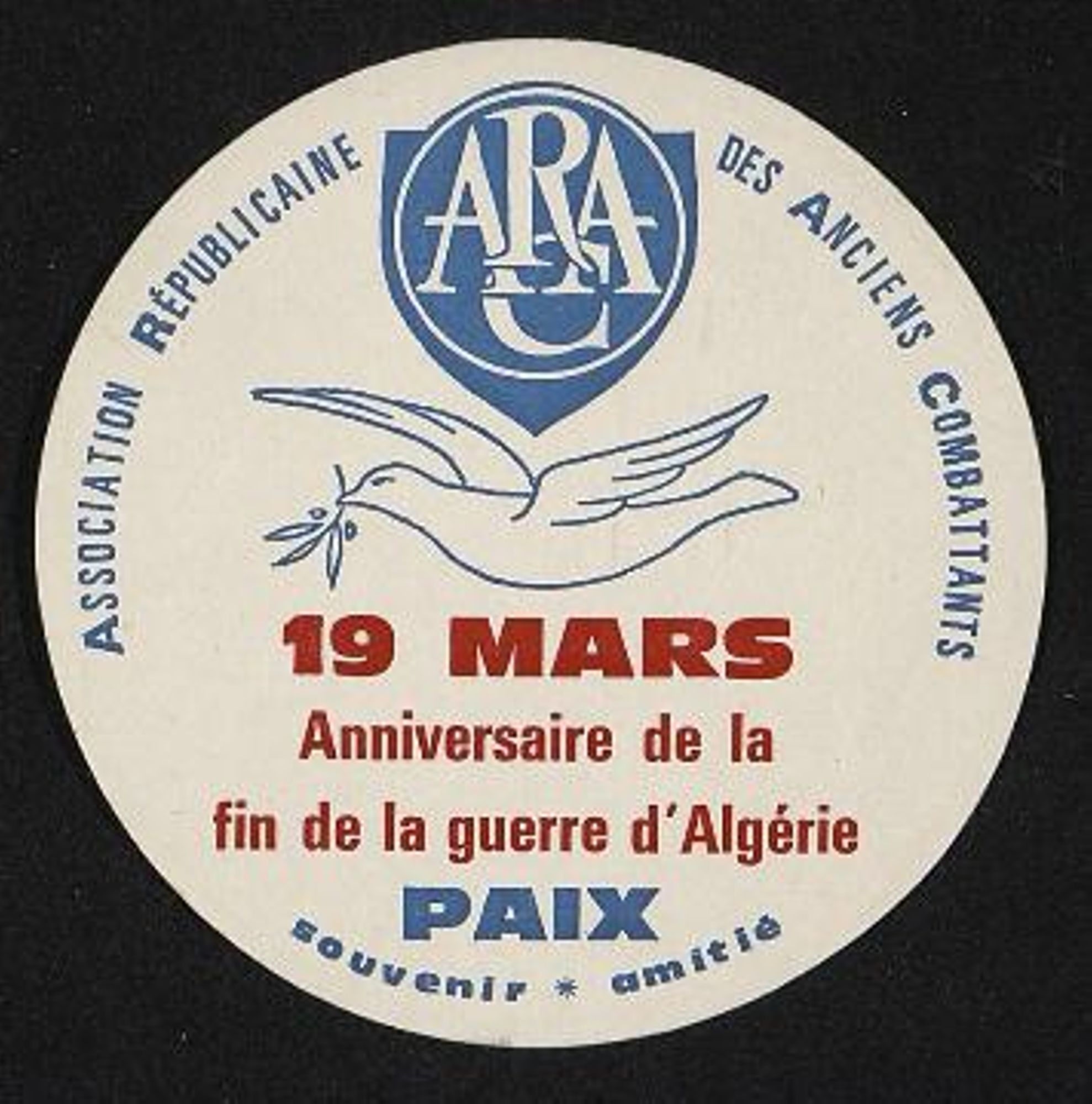 Autocollant de l'ARAC