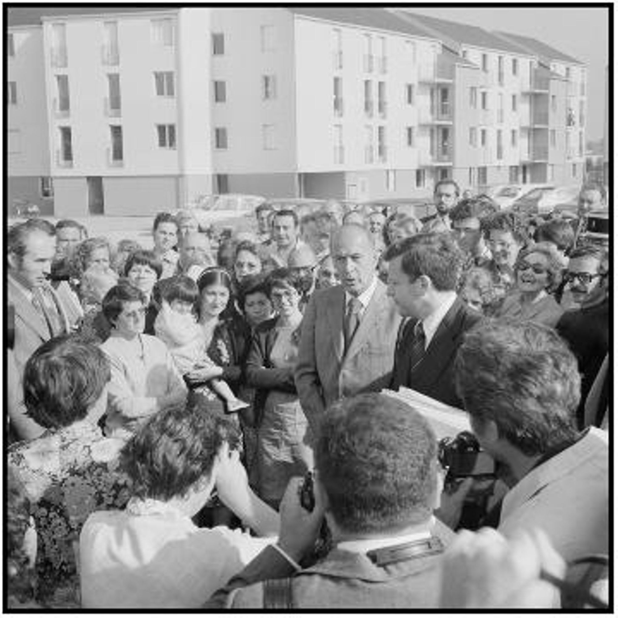 Orléans. Visite de V. Giscard d’Estaing. (18 juillet 1977)
