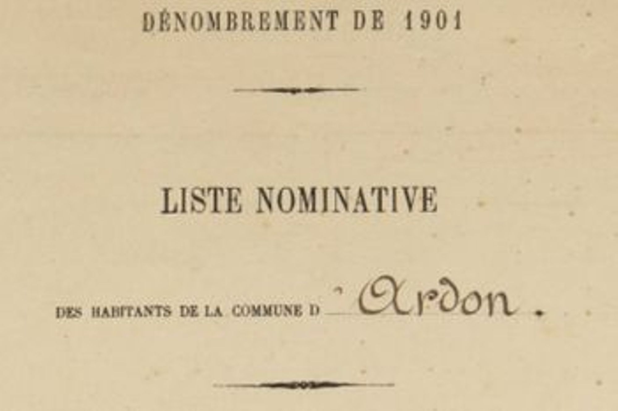 Recensements de population